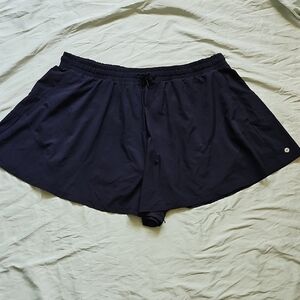 Avia Navy Blue Athletic Shorts, With Comoression Shorts Built In, Size XL